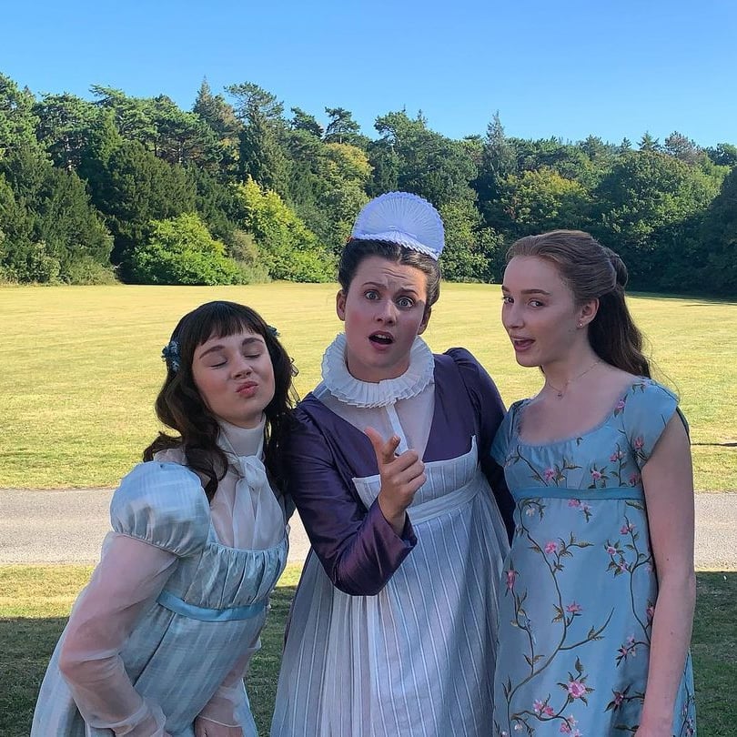 Pictures Of The Bridgerton Cast Hanging Out Popsugar Celebrity