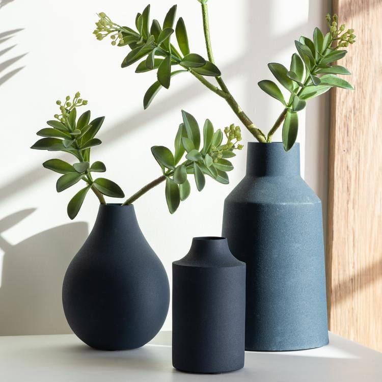 Navy Blue Carter Vase