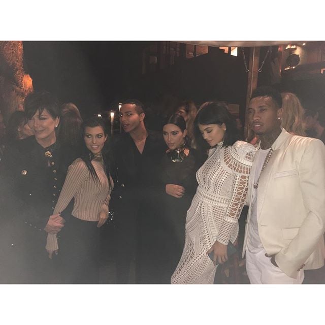 Kardashians at Olivier Rousteing's Birthday Party 2015