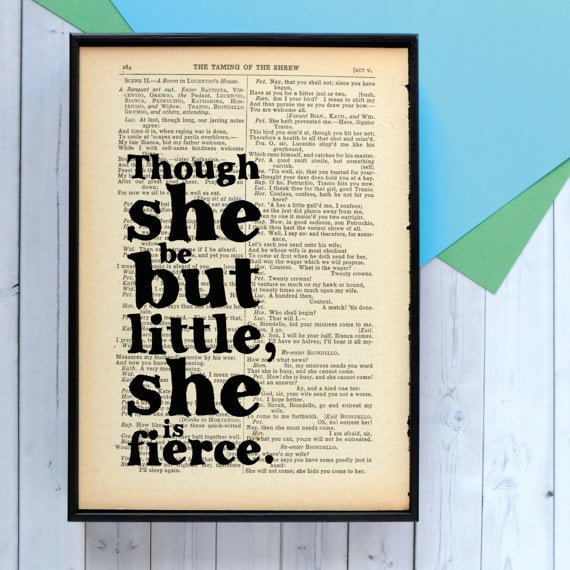 vintage Shakespeare quote