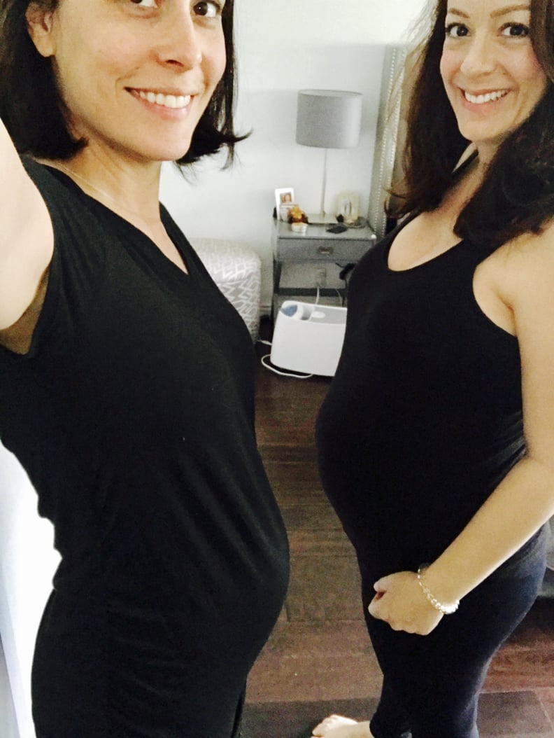 Lesbian Couple Pregnant at the Same Time | POPSUGAR News