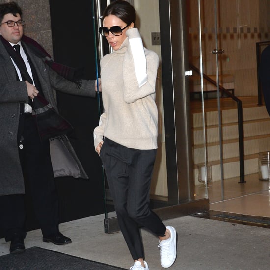 voorzetsel uitlaat draagbaar Victoria Beckham Wearing Adidas NMD Sneakers | POPSUGAR Fashion