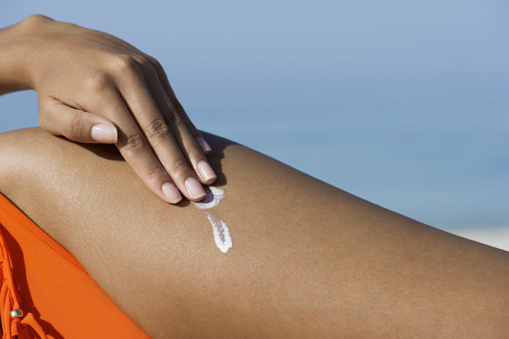 The Difference Between Mineral vs. Chemical Sunscreen
The main contrast between chemical vs physical sunscreen is how it blocks UV rays. "Chemical sunscreens absorb into the skin and absorb the sun's rays," board-certified dermatologist Martha Viera, MD, told POPSUGAR. "Physical sunscreens sit on top of your skin and deflect the sun's rays."
The ingredients in each type of sunscreen are how the formulas protect you from sun damage. "Chemical sunscreens have ingredients that penetrate into the skin and bond with the sun's UV rays, transforming them into heat that is then released back out of the skin," said Orit Markowitz, MD, board-certified dermatologist and director of Pigmented Lesions and Skin Cancer at Mount Sinai. "Physical sunscreens contain mineral ingredients such as titanium dioxide or zinc oxide (two ingredients generally found to be safe and effective) that rest on top of the skin and deflect the sun's harmful photons of ultraviolet rays away from your skin."