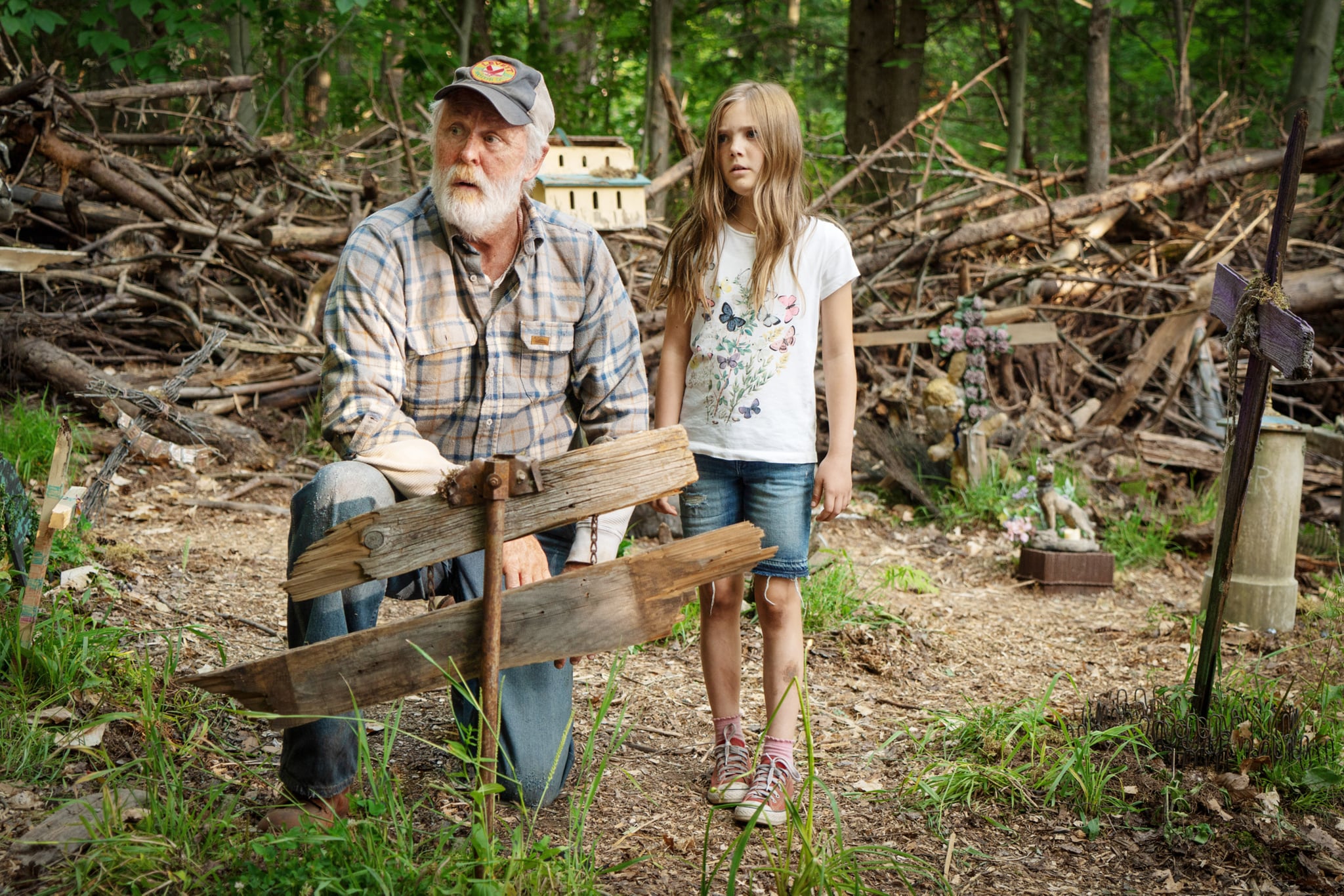 PET SEMATARY, from left: John Lithgow, Jete Laurence, 2019. ph: Kerry Hayes /  Paramount / courtesy Everett Collection