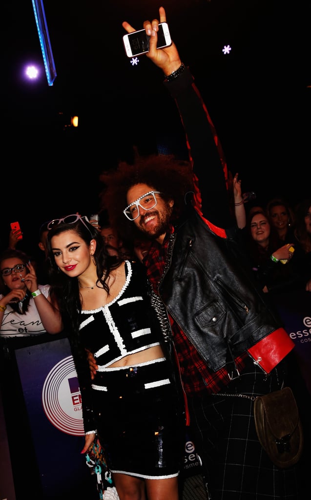 Charli XCX posed with Redfoo.