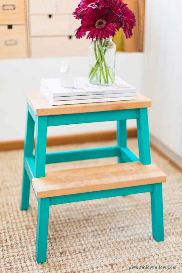 Give Them a Leg Up With a Fun Washi-Tape Step Stool