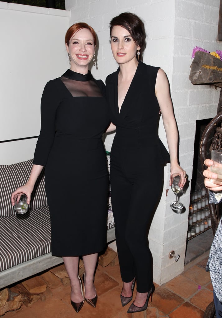 Michelle met up with Christina Hendricks on Saturday.