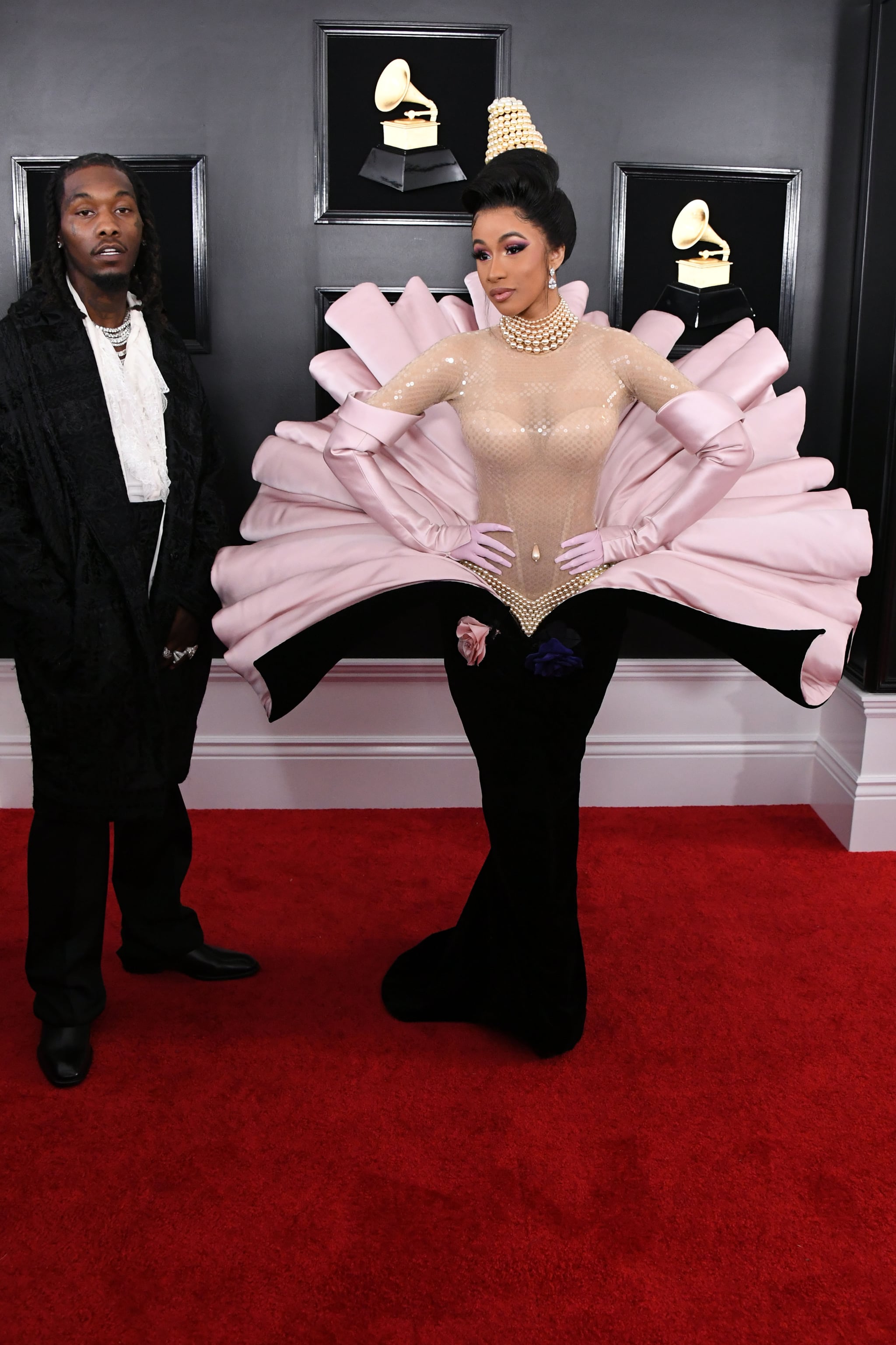 cardi grammy dress