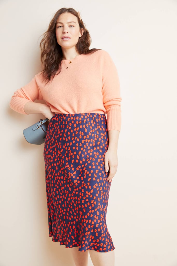 Evelyn Bias Midi Skirt | Best Plus-Size Clothes From Anthropologie ...