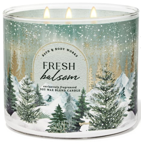 Fresh Balsam 3-Wick Candle