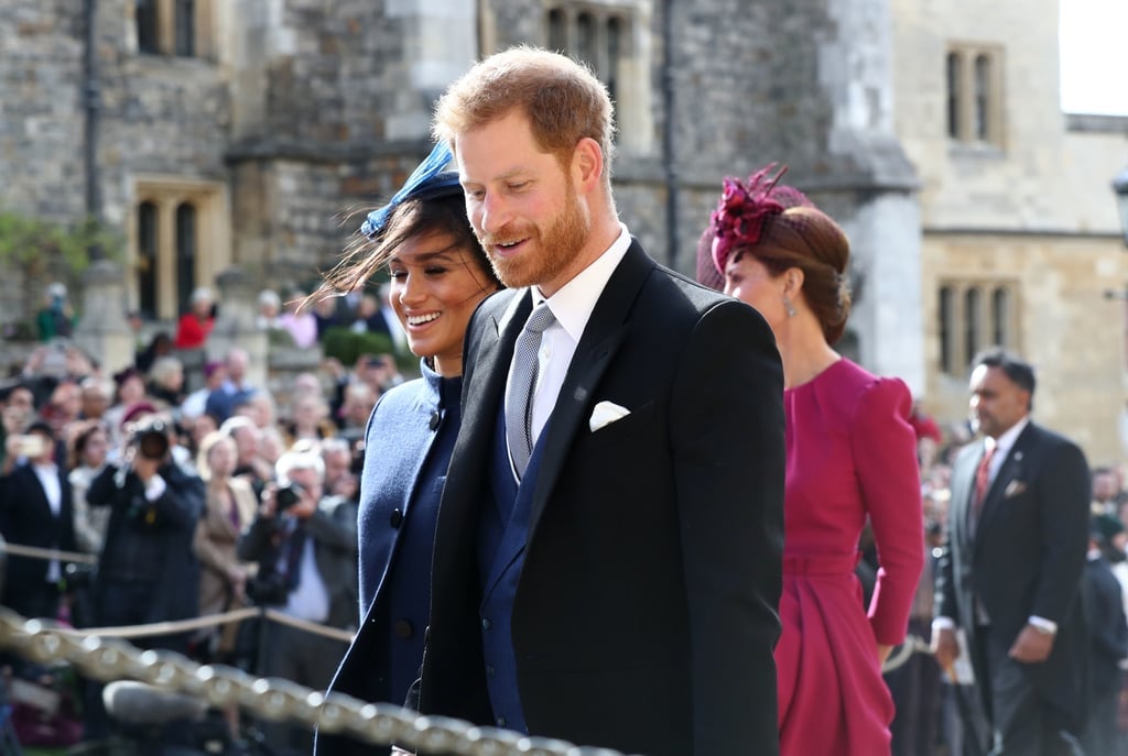 Meghan Markle and Kate Middleton at Eugenie's Wedding Video