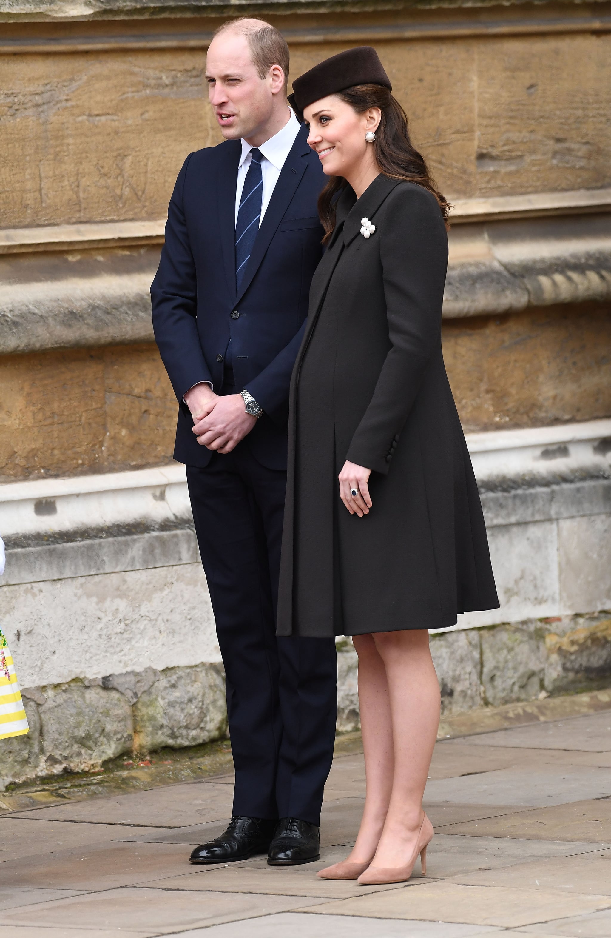 Kate Middleton and Prince William at Easter Service 2018
