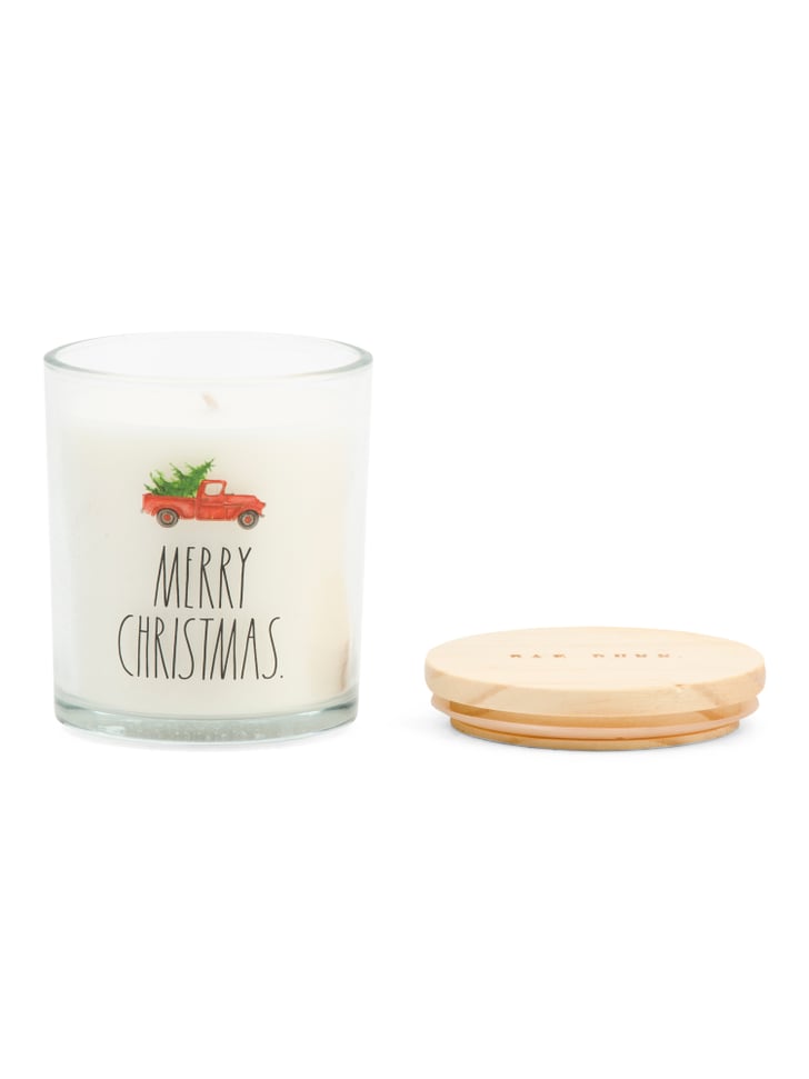 Merry Christmas Winter Pine Candle Best TJ Maxx Christmas Decor 2019