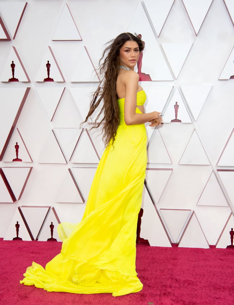 Zendaya at the 2021 Oscars