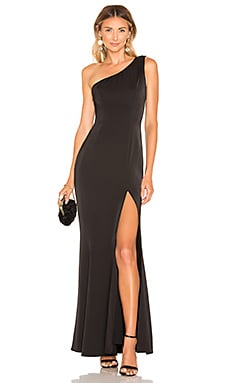 Lovers + Friends Lambella Gown in Black