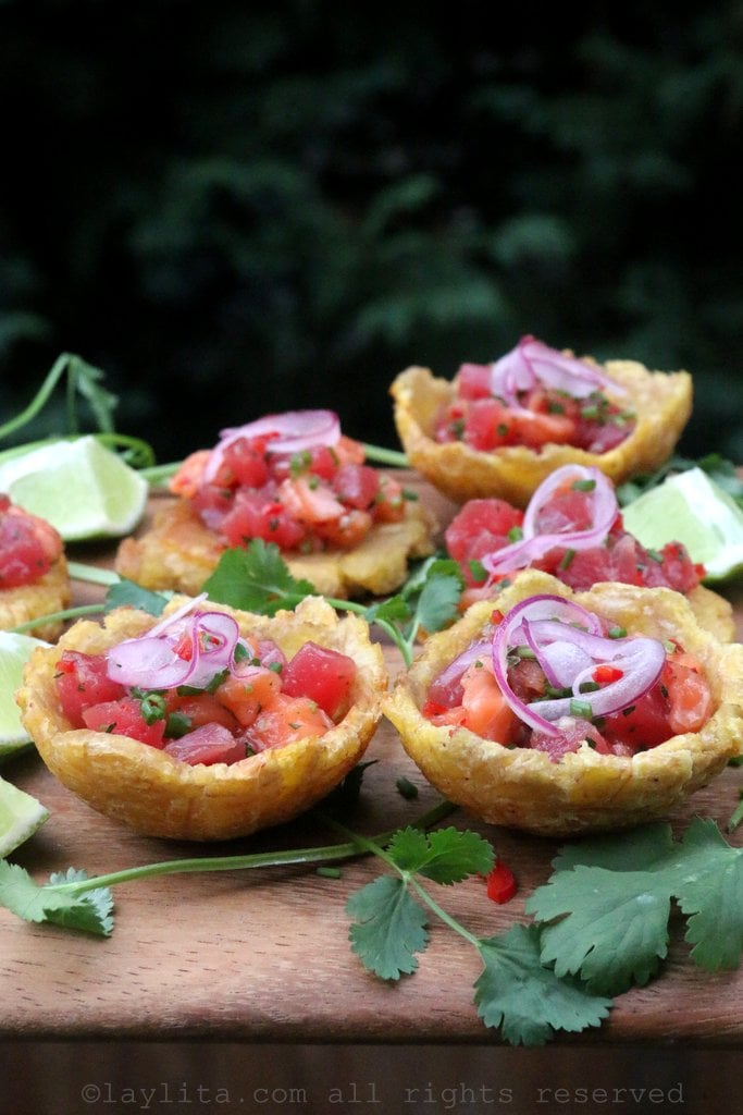 Tuna and Salmon Poke-Inspired Ceviche