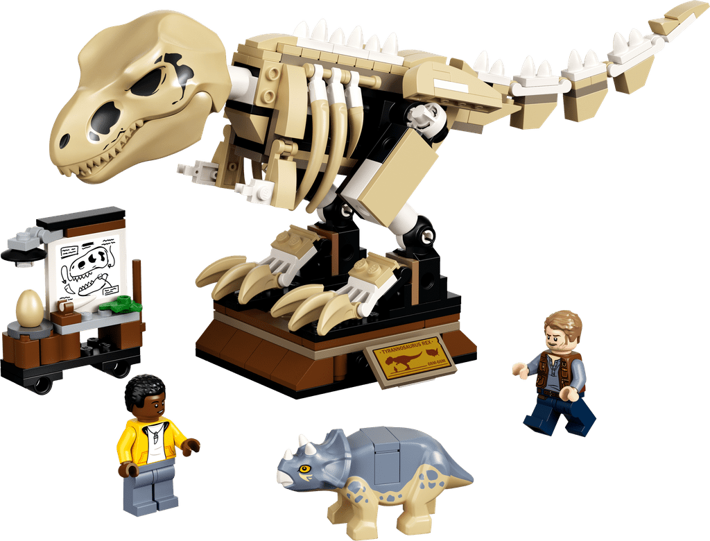 Lego Jurassic World T. rex Dinosaur Fossil Exhibition Set
