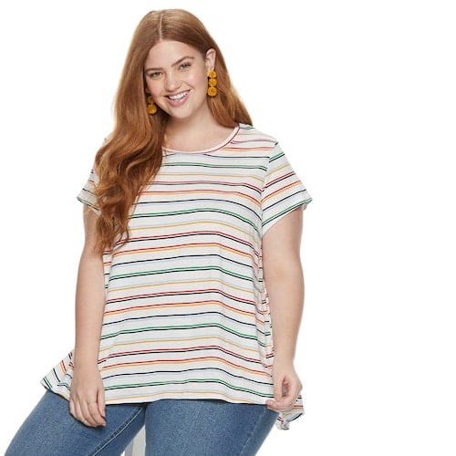 POPSUGAR Plus Size Babydoll Swing Tee