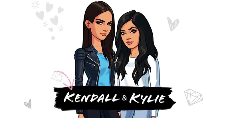 Another look at how Kendall and Kylie will look in the game.