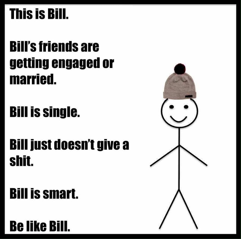 Bill is ready to mingle.