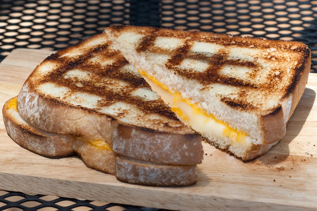 Grill grilled cheese.