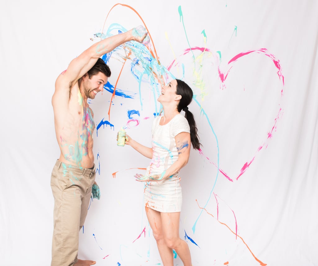 Painting Engagement Photos