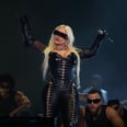 Christina Aguilera's Leather Festival Outfit Has Cutouts Everywhere You Look