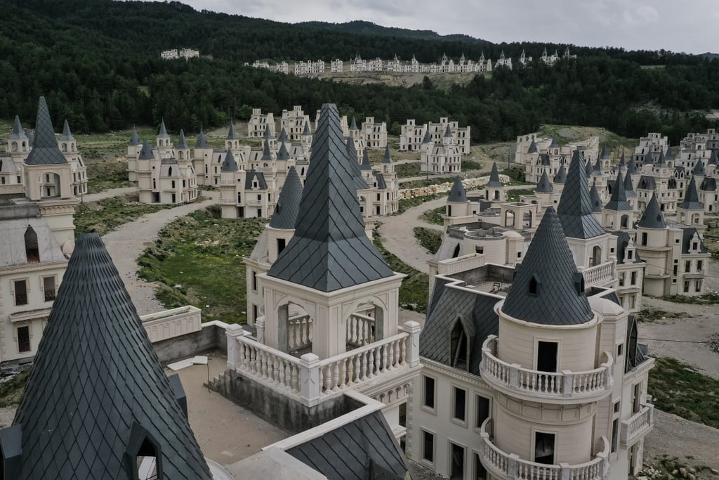 See a Ghost Town in Turkey Filled With Disney Castles