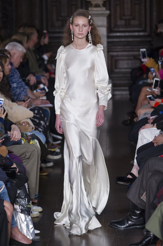 Bridal Inspiration London Fashion Week Spring 2018 Popsugar Fashion