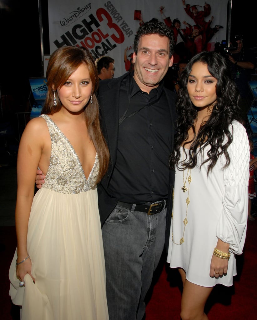 Ashley Tisdale, Orven Aviv, and Vanessa Hudgens at the LA Premiere of High School Musical 3: Senior Year in 2008