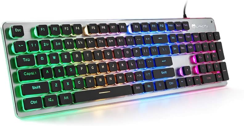 RedThunder K10 Wired Gaming Keyboard RGB Backlit