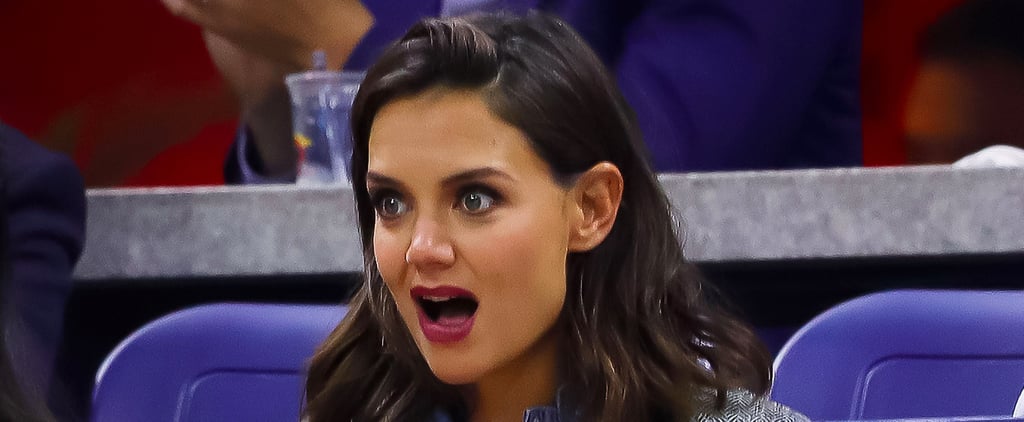 Katie Holmes Gets Hilariously Animated at the US Open