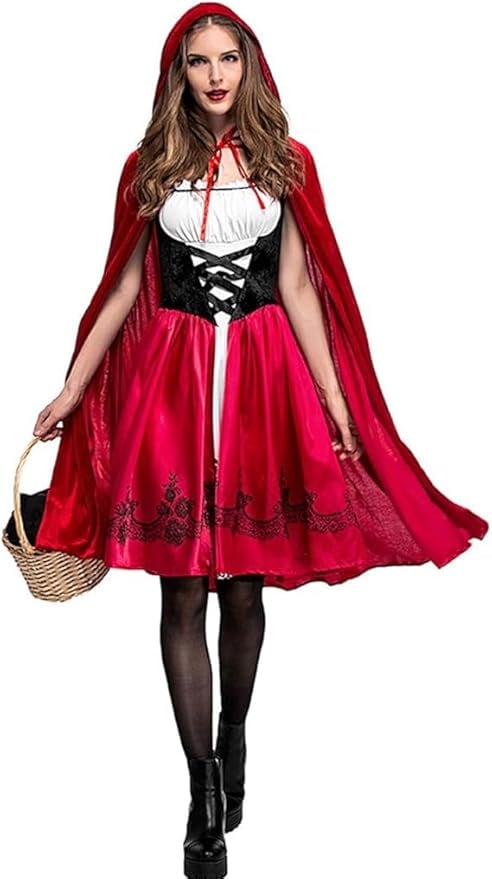 Agcoah Little Red Devil Riding Hood Costume