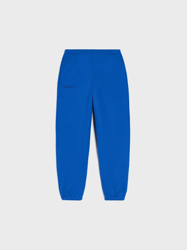 Pangaia Heavyweight Recycled Cotton Track Pants in Cobalt Blue
