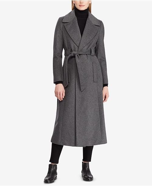 Lauren Ralph Lauren Belted Wrap Coat