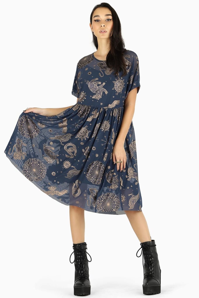 Magic Sky Sheer Smock Dress