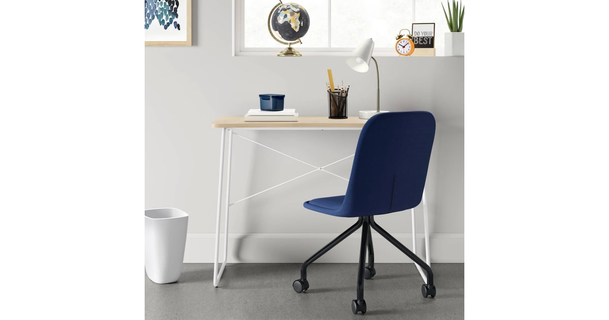 Upholstered Rolling Desk Chair Best Dorm Room Furniture From Target