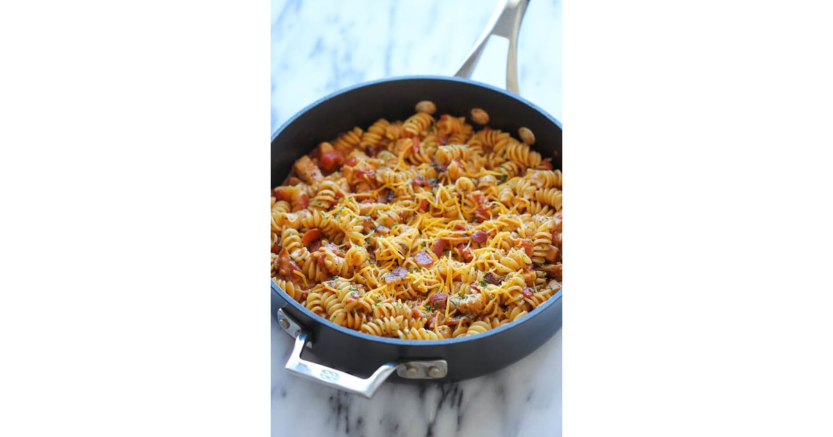 Barbecue Chicken Pasta Fast and Easy OnePan Meal Recipes POPSUGAR