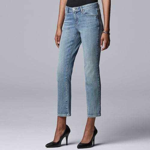 Simply Vera Vera Wang Power Stretch Straight-Leg Jeans