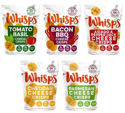 Whisps Cheese Crisps 100% Cheese Crunchy Assortment