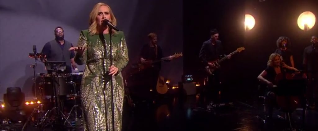 Adele in Jenny Packham