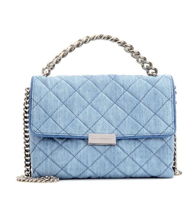Stella McCartney Mini 'Beckett' Denim Chain Bag ($1,185)