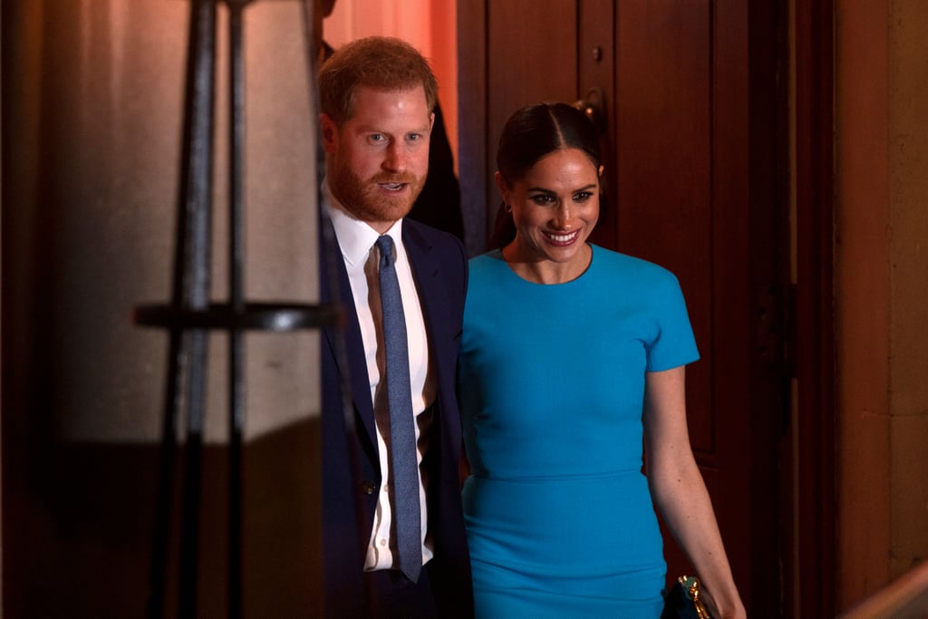 Prince Harry and Meghan Markle at the 2020 Endeavour Awards