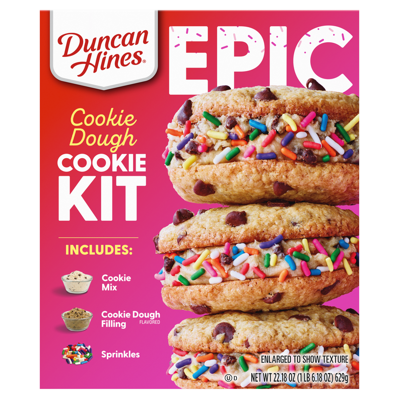 Duncan Hines Epic Cookie Dough Cookie Kit