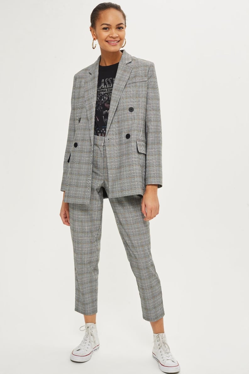 Topshop Checked Suit