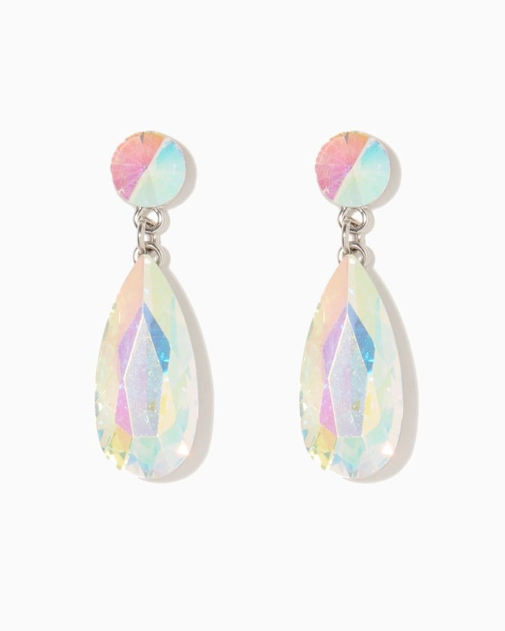 Iridescent Teardrop Earrings