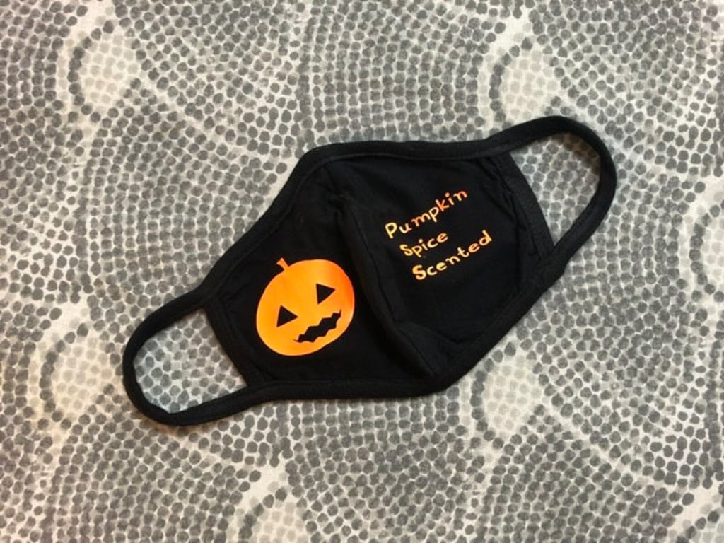 Pumpkin Spice Scented Cloth Mask