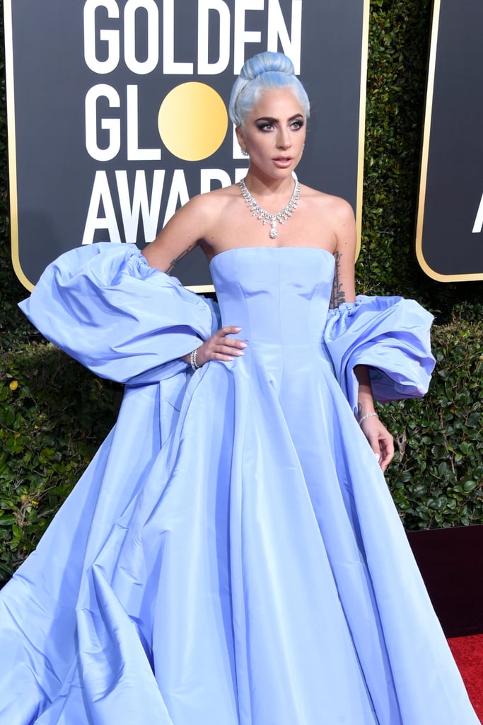 Lady Gaga Honoring Judy Garland At The 2019 Golden Globes Popsugar Fashion Photo 14 