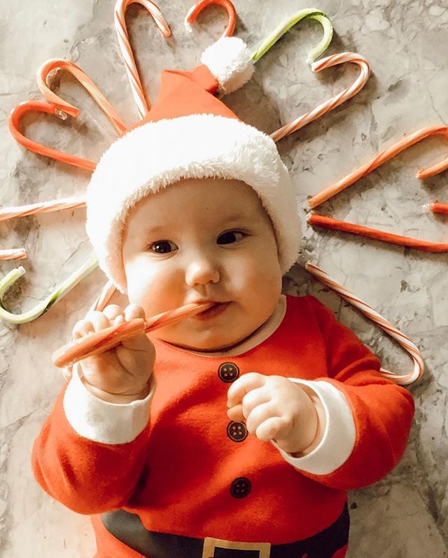 Baby Dressed as Elf on the Shelf 2018