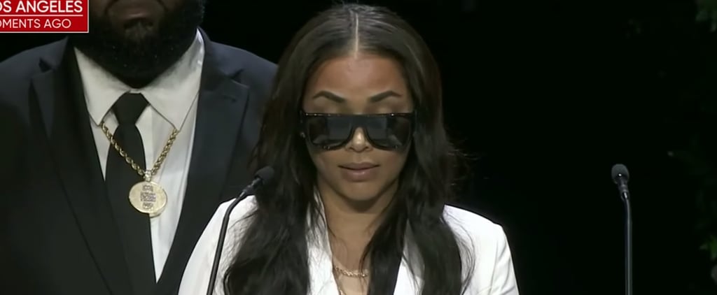 Lauren London Speech at Nipsey Hussle Memorial Service Video